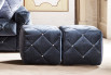 Douglas ottoman combined with the same-name sofa.