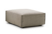 Parker square fabric ottoman.