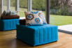 Chick is an ottoman convertible into a single bed with a 2 metres mattress.