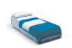 Chick turns into a single bed with a 2 metres mattress.