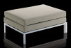 Willy Pouf ottoman bed with high feet - front view