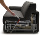 Purely illustrative image of the mechanism with retractable casters
