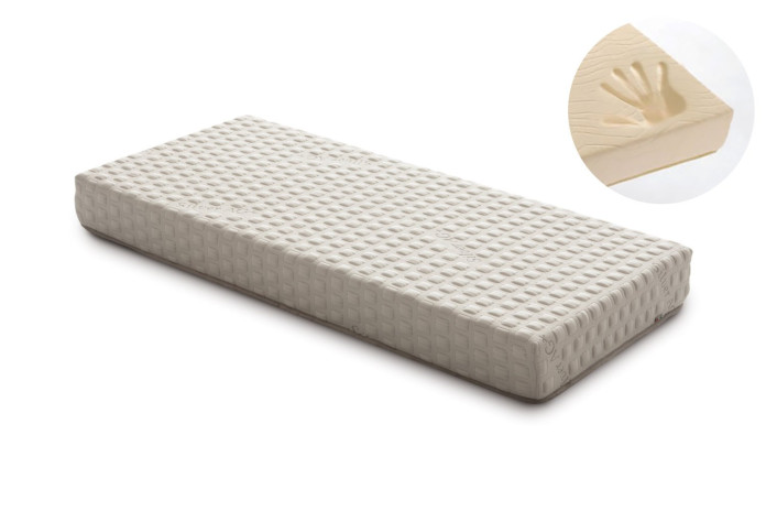 Matratze in Memory mit antibakterieller Beschichtung  Memory Silver