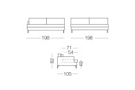 Dave - 3-Sitzer couch