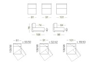 Dennis - 1- Sitzer Sessel mit Rollen