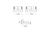 Ellington - 2-Sitzer Sofa