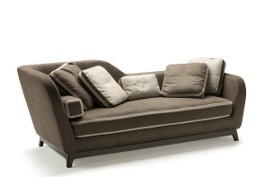 Jeremie-EVO Design Schlafsofa wie eine Dormeuse.
