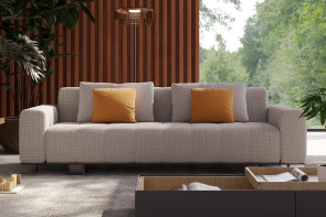 Doppelschlafsofa Haden mit Armlehnen