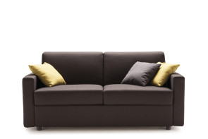 Bettsofa mit 18 cm hoher Matratze Modell Jan Zweisitzer.