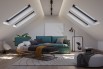 Verwandelbares Sofa mit ausziehbarem Einzelbett