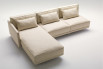 Dennis - modulares Schlafsofa mit Chaiselongue