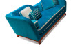 Jeremie-EVO Trendy mit Bezug von Designers Guild und lackiertes Untergestell in RAL Farbe. Inkludierte Kissen