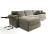 Shorter - modernes Sofa mit Chaiselongue mit Stauraum