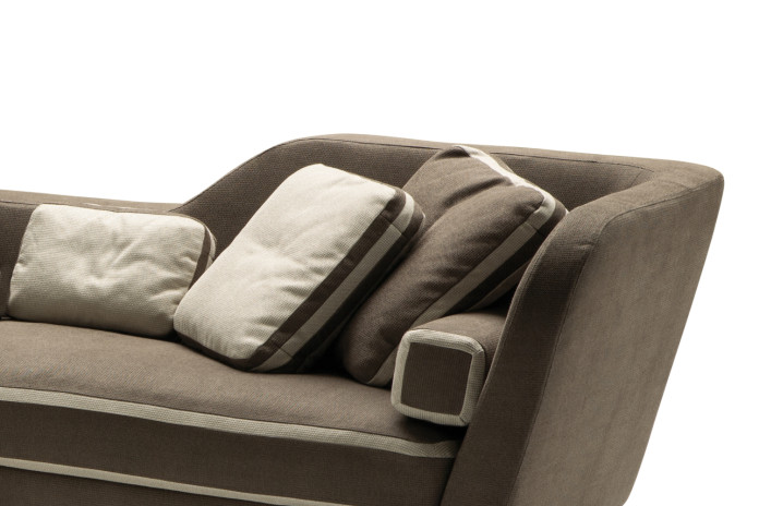 Coussins en tissu pour dormeuse Jeremie-EVO : rectangulaire, carrés et polochon