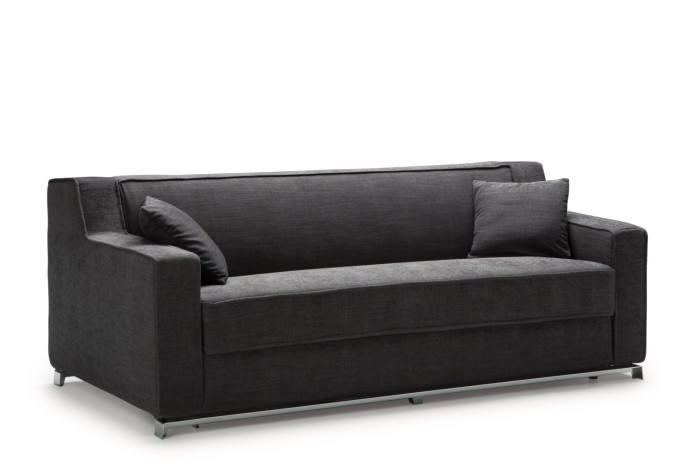Canapé design 3 places à l'assise monobloc Larry