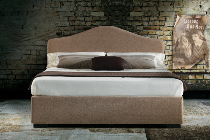 Lit adulte 140x190 cm en tissu Samoa