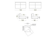 Dennis - 3 places pivotant