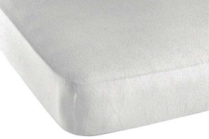Protège matelas avec élastique en coton et tissu éponge