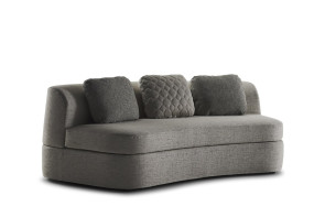 Canapé arrondi convertible - modèle droit 2/3 places