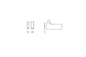 Duke - accoudoirs, modèles et dimensions