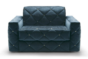 Fauteuil de salon design avec large assise Douglas