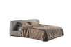 Goodman: canapé arrondi convertible en lit double