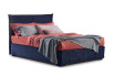 Lit double Bahamas en tissu bleu