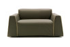 Parker, fauteuil lit convertible à l'assise large