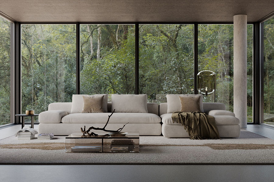 Rufus modular sofa bed