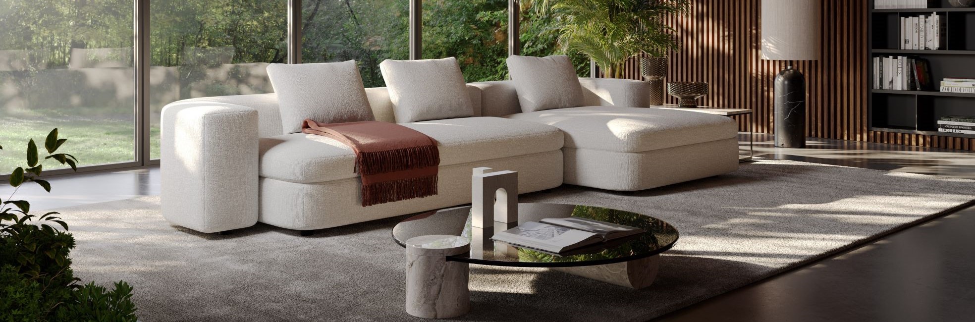 Divano letto di design dal lusso moderno Foster